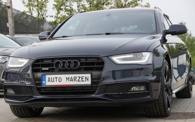 Audi A4 cena 52700 przebieg: 186602, rok produkcji 2014 z Białobrzegi małe 379